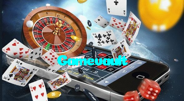 Gamevault casino presented on mobile device in Pakistan with slots and live games